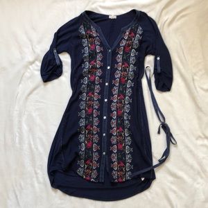Embroidered dress from Anthropologie